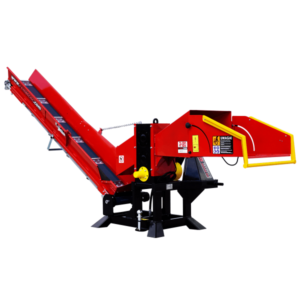 Tocator de crengi REMET R-100 PTO, cu banda de transportare