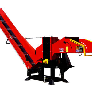 Tocator de crengi REMET R-150 PTO, (la tractor),cu banda de transportare, Ø max. 130 mm