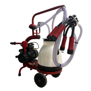 Aparat de muls vaci, 1 post, 1 bidon 20L plastic, motor electric