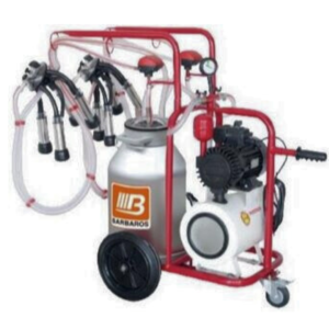 Aparat de muls vaci, 2 posturi, 1bidon 40L inox, pahare inox, 250l/min, 0,55kW