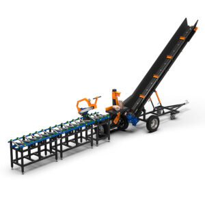 Linie de taiat si despicat lemne LTD-75