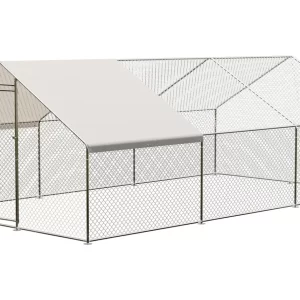Cotet (tarc) pasari 6x3x1.95m, otel galvanizat