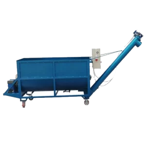 Amestecator orizontal 1000 l cu snec de descarcare