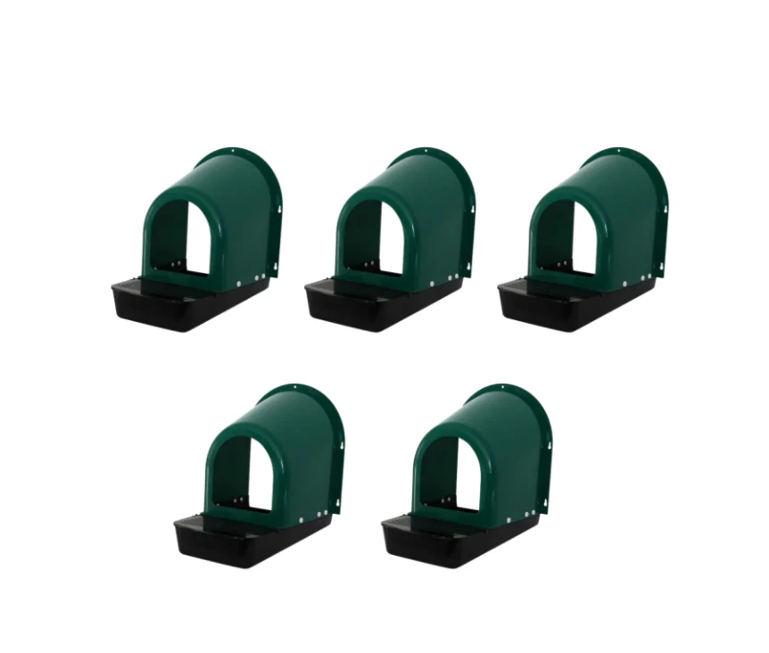 cuibar-pasari-verde-5-buc