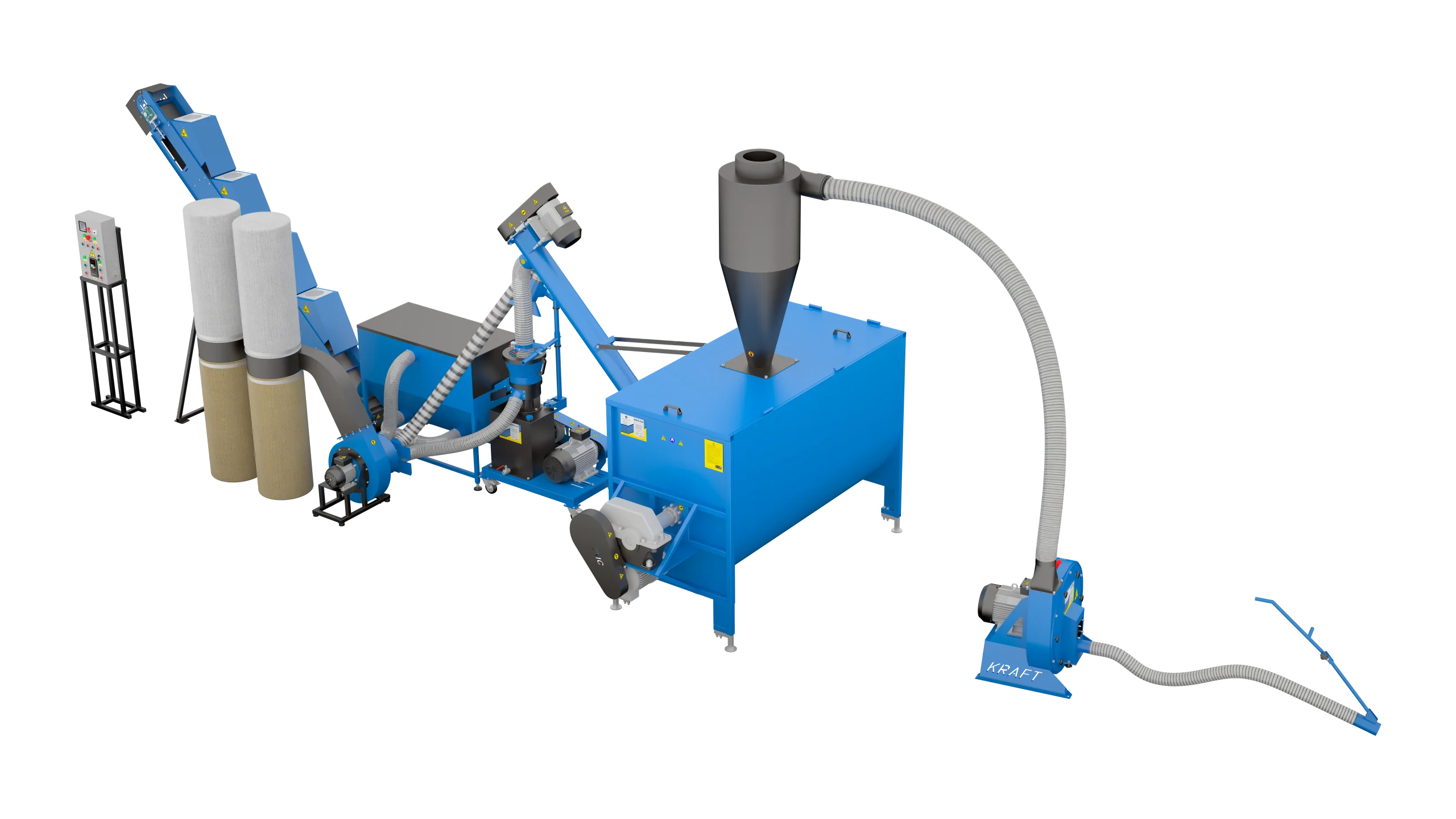 Linie de granulare a furajelor cu VIHOR-2000