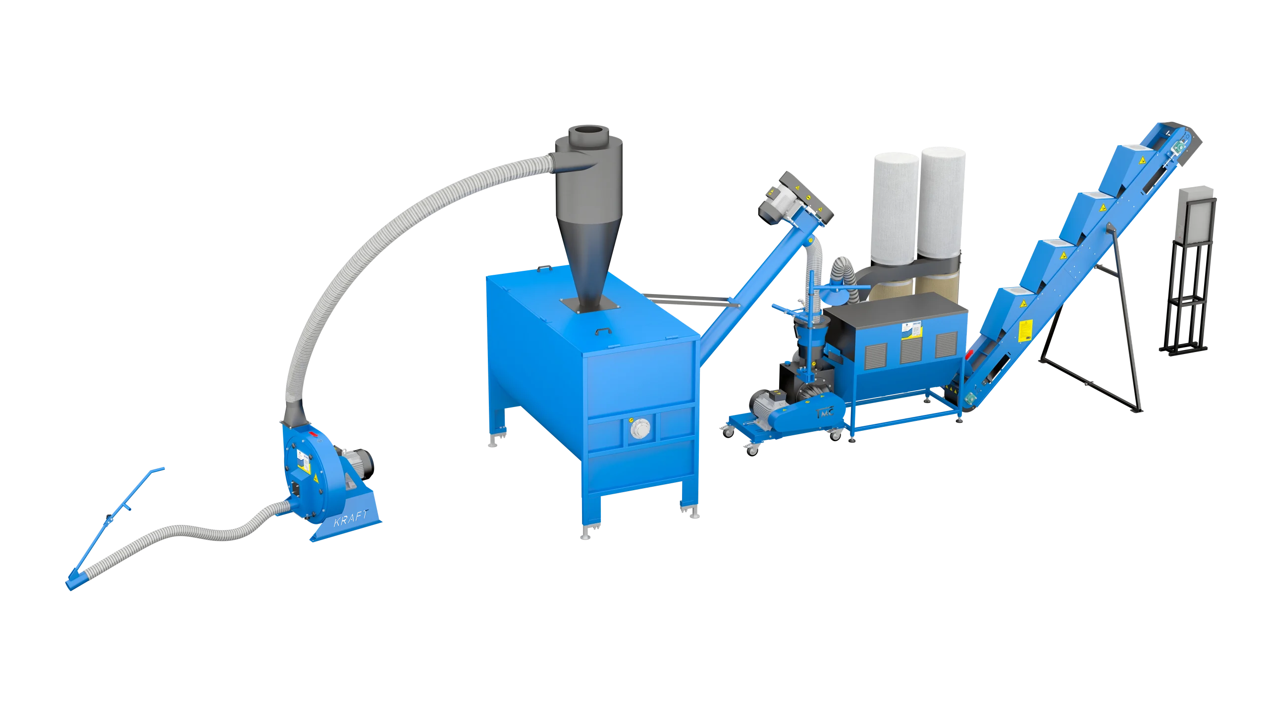 Linie de granulare a furajelor cu VIHOR-2000