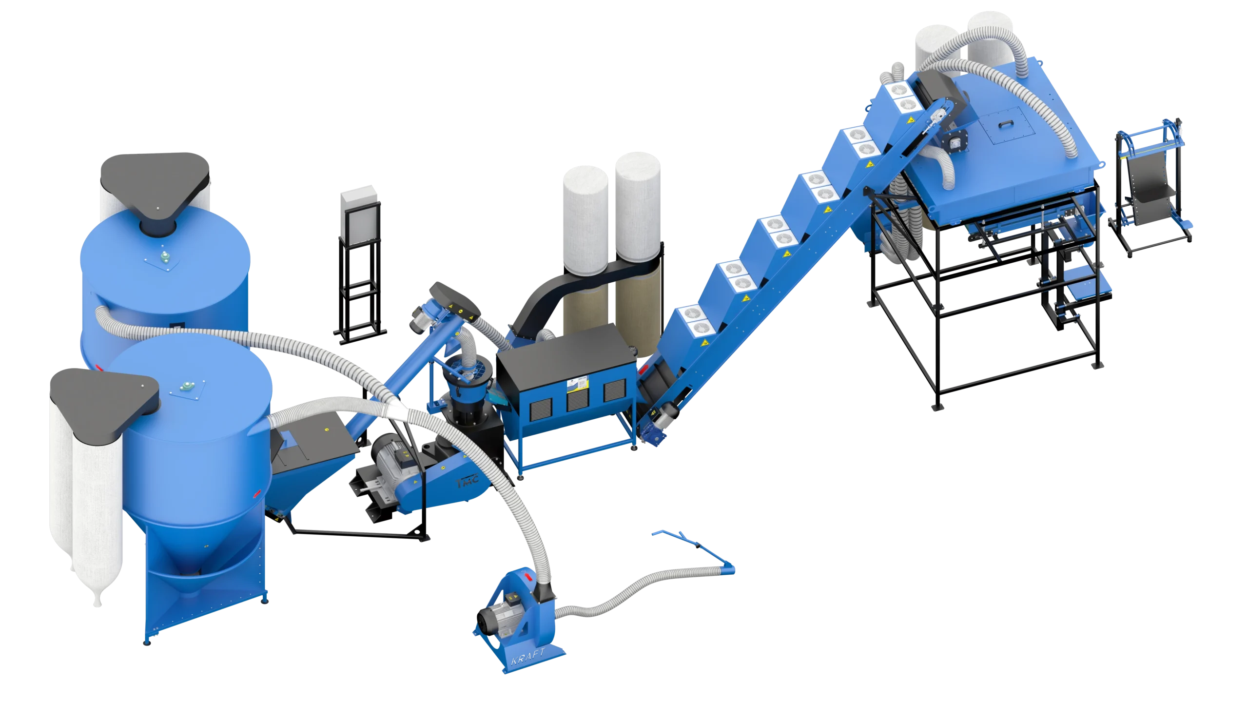 Linie de granulare furaje 1400 kg/ora