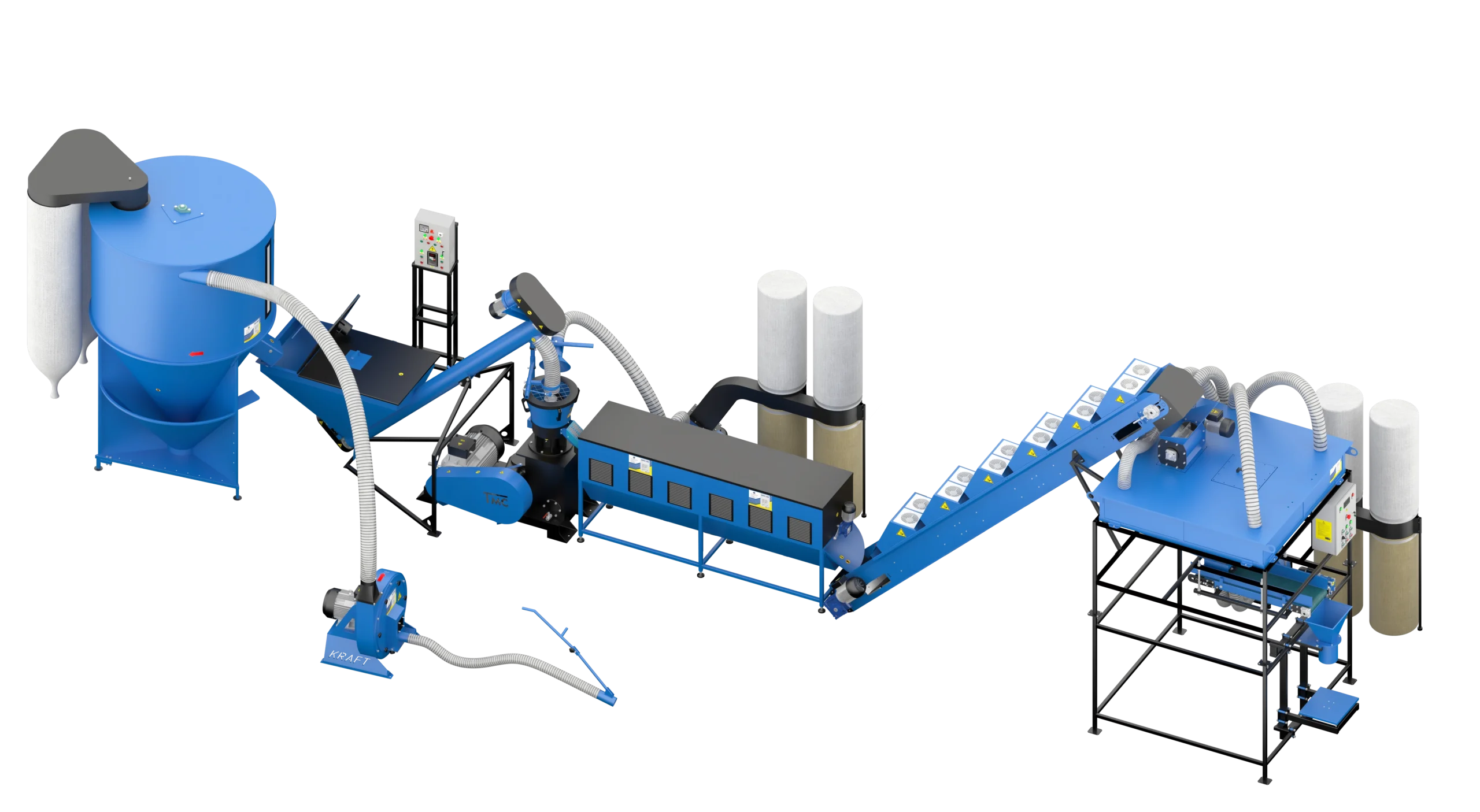 Linie de granulare furaje 1400 kg/ora