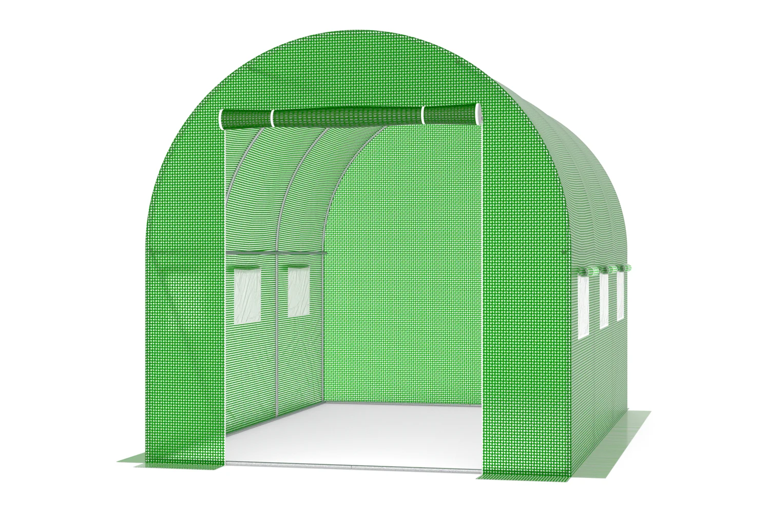 Solar de grădină 3x2x2m, polietilenă 180 g/m2, rezistentă la UV, țeavă 26 * 0.8 mm