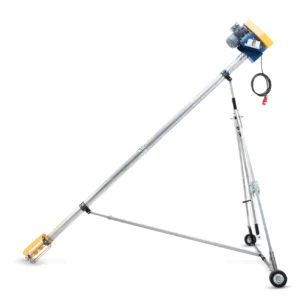 Snec orizontal pentru cereale Ø100 mm, 4 metri, motor 1.5 kW, capacitate 8 t/h
