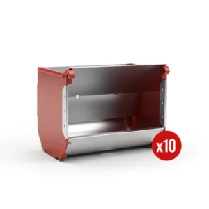 Hranitoare iepuri 15 cm (set 10 buc)