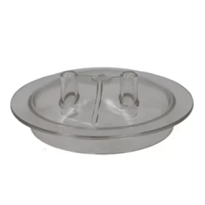 Capac din plastic cu 2 ieșiri, diametrul 18 cm