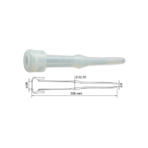 Manson din silicon tip 3, Ø26mm-Ø32,50mm-Ø9 mm, lungime 306 mm, 4 buc